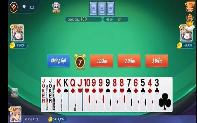 Hướng dẫn gia nhập trò chơi bài