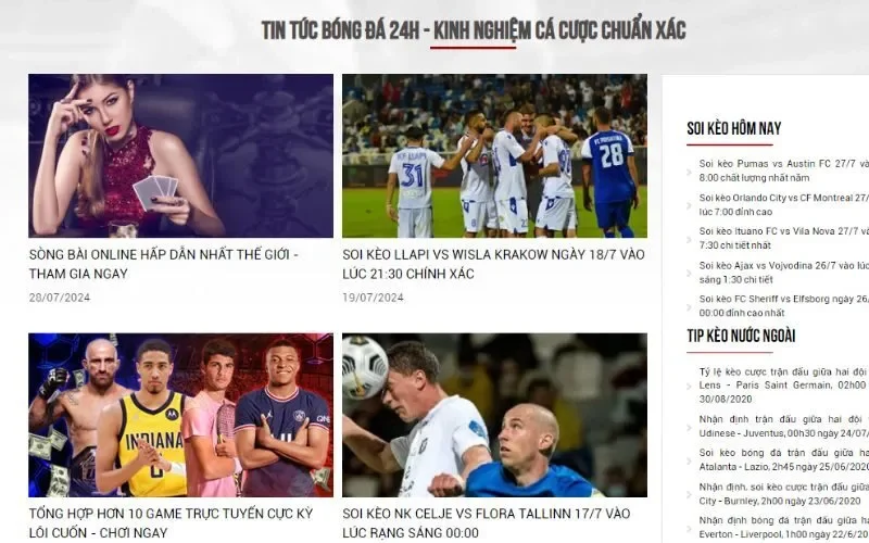 Nhà cái cung cấp nhiều mẹo, kinh nghiệm cá cược