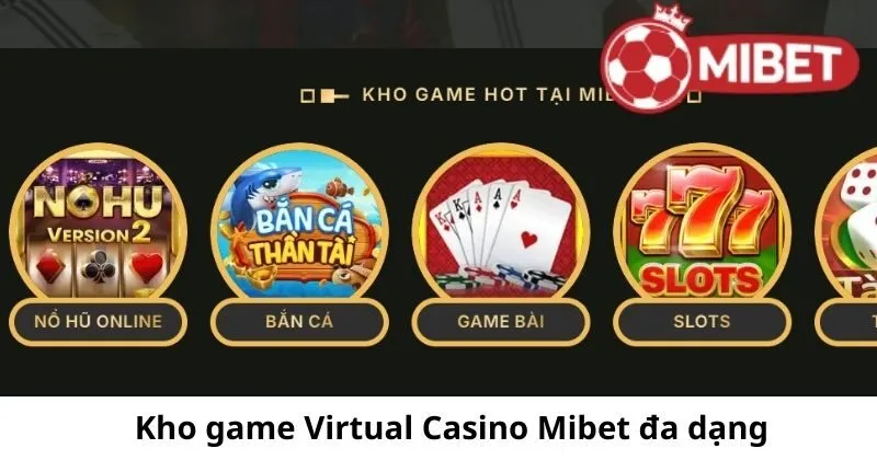 Kho game Virtual Casino Mibet đa dạng
